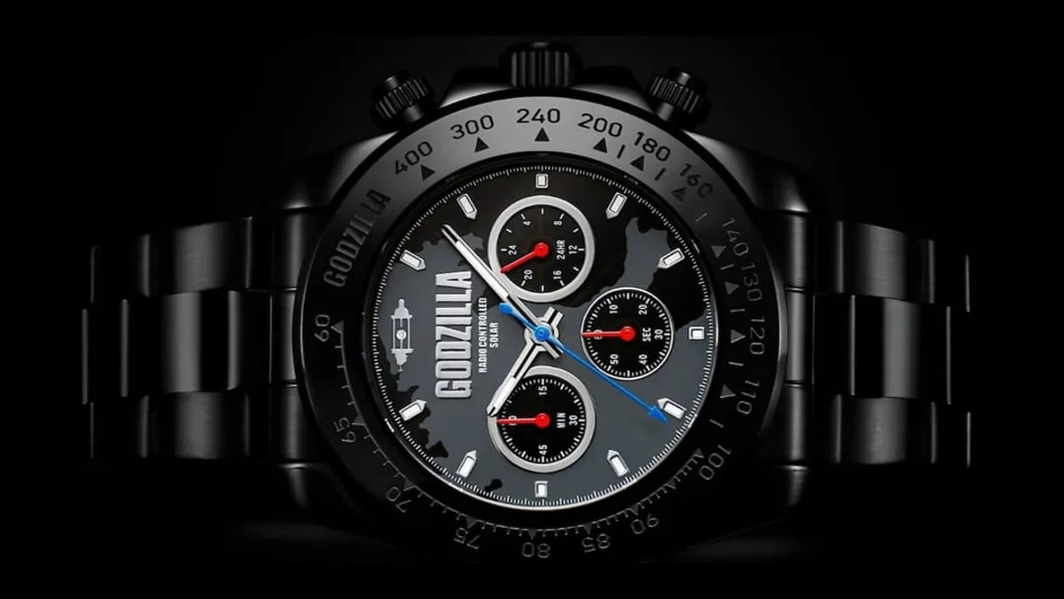 Jam Tangan Godzilla Edisi Terbatas, Cuma Ada 1954 Unit