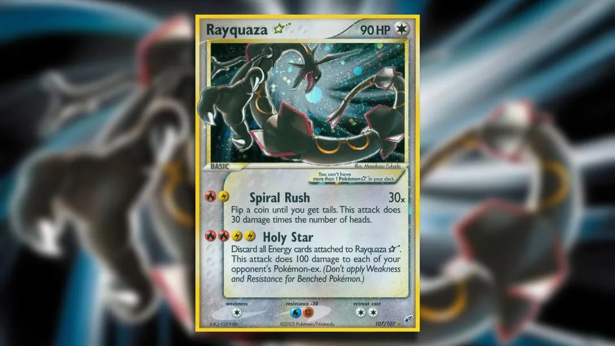 Gila, Kartu Pokemon Rayquaza Terjual Seharga 1 Juta Dolar