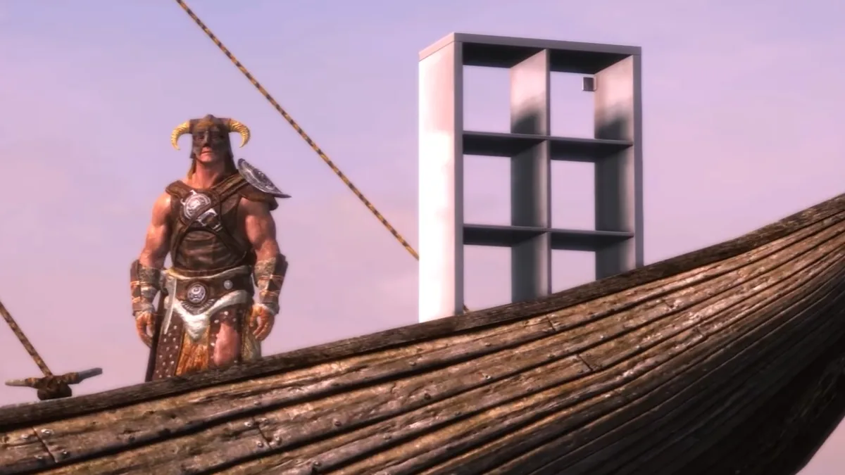 Mod Skyrim Unik: Ikea Bikin Rak Jadi Companion Setia
